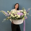Авторская корзина Цветочный рай